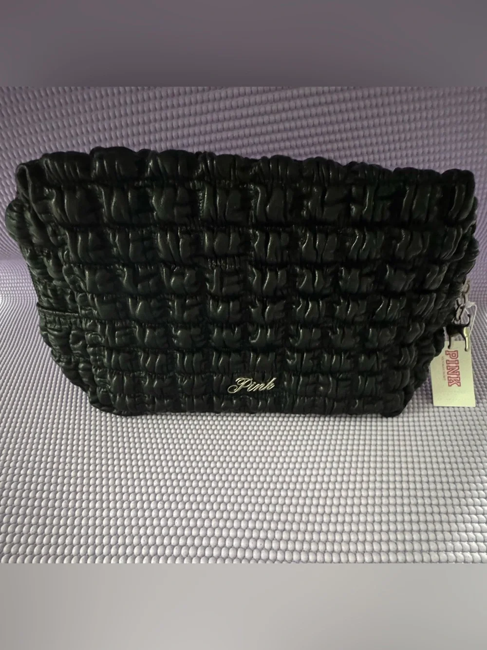 PINK TOP-ZIP MAKEUP BAG